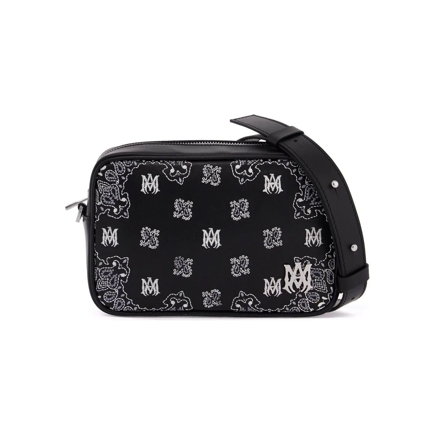 Amiri 'bandana embroidered camera bag with