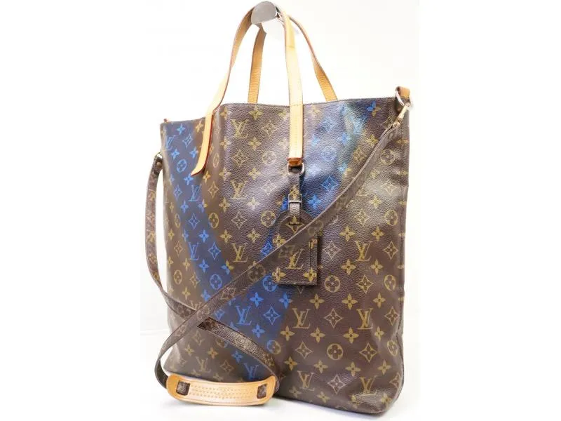 Authentic Pre-owned Louis Vuitton Monogram V Line Cabas NS Shopping 2 Way Tote Bag M50147 210773