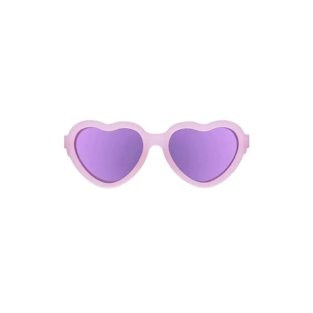 Babiators Polarised Heart Sunglasses Frosted Pink