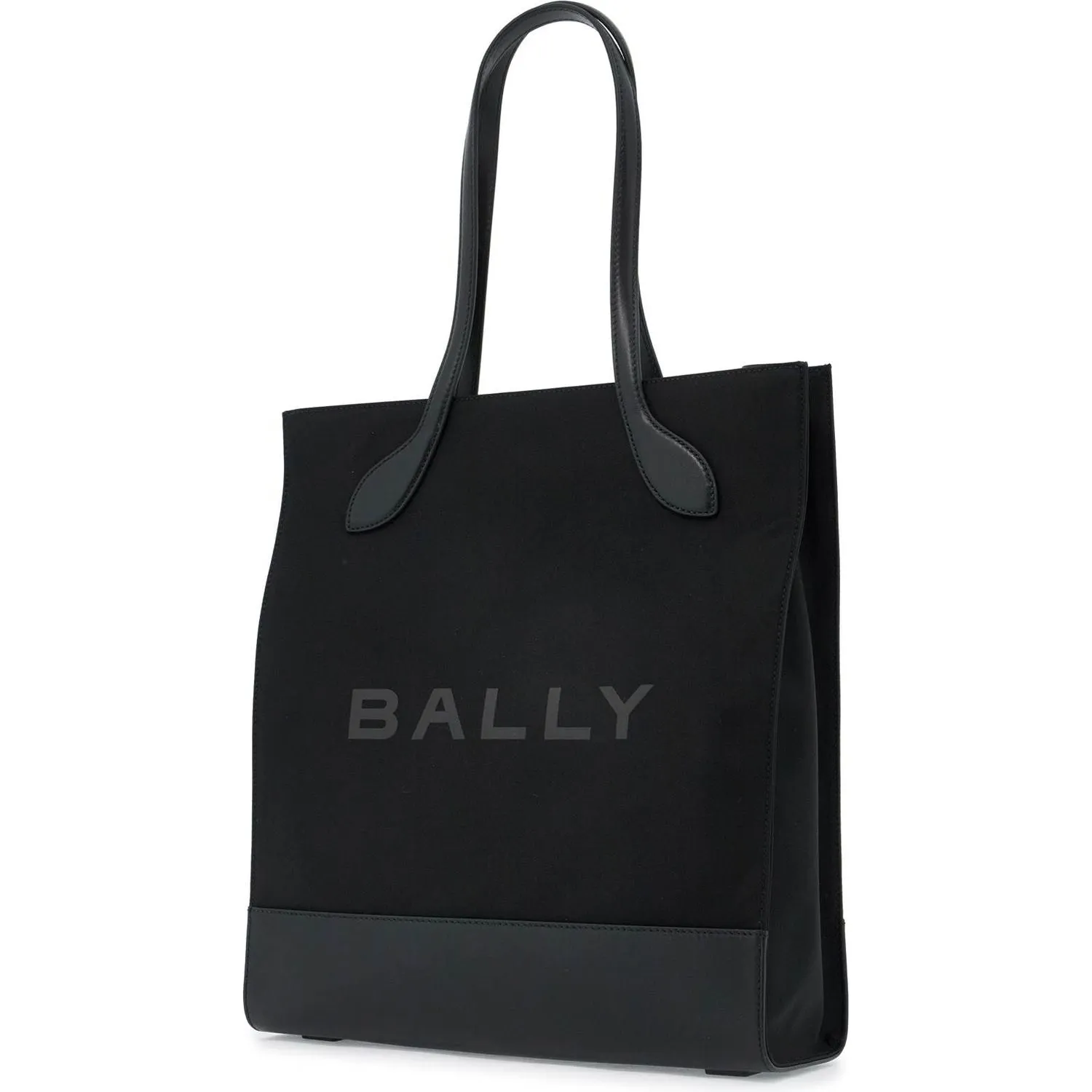 Bally n/s nylon and leather tote bag