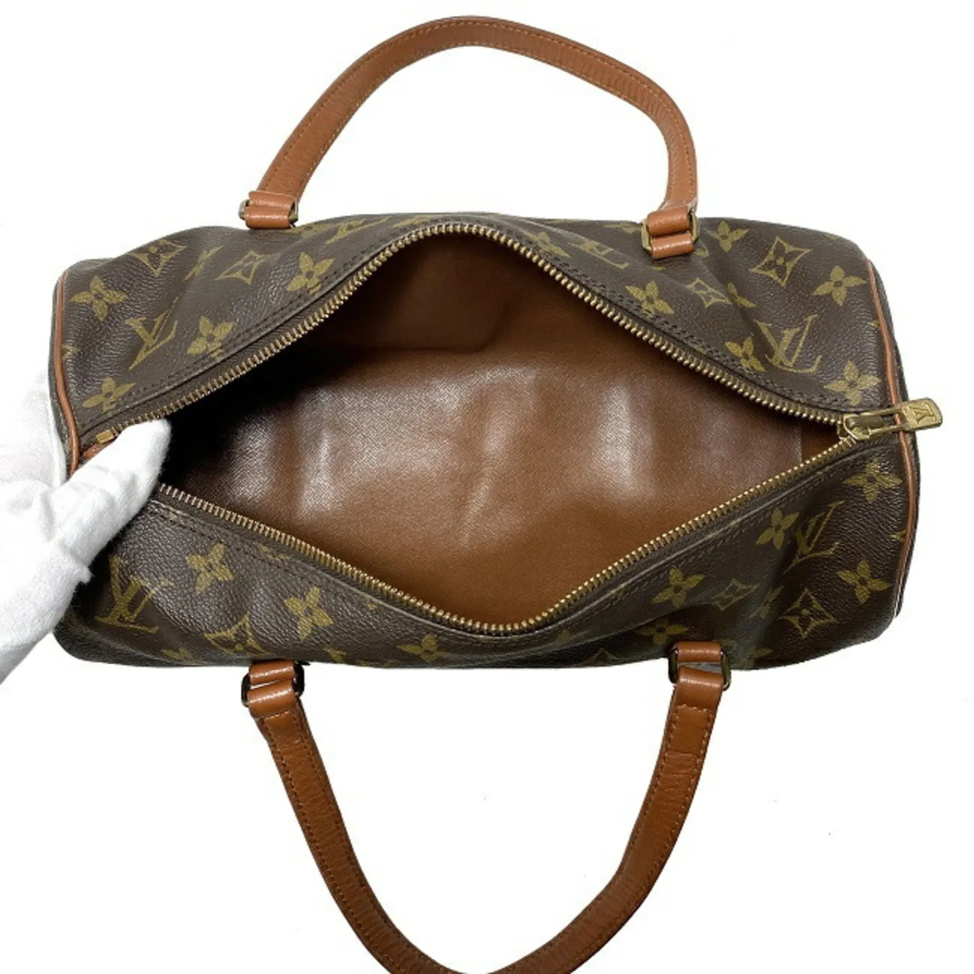 Boston Bag Papillon 30 Brown Monogram M51365 TH0920 LOUIS VUITTON Handbag Ladies