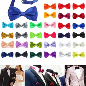 Boy New Good Quality Bowtie For Men Women Banquet Wedding Party Groom bow tie Butterfly Knot Black Red White Mens Bowties