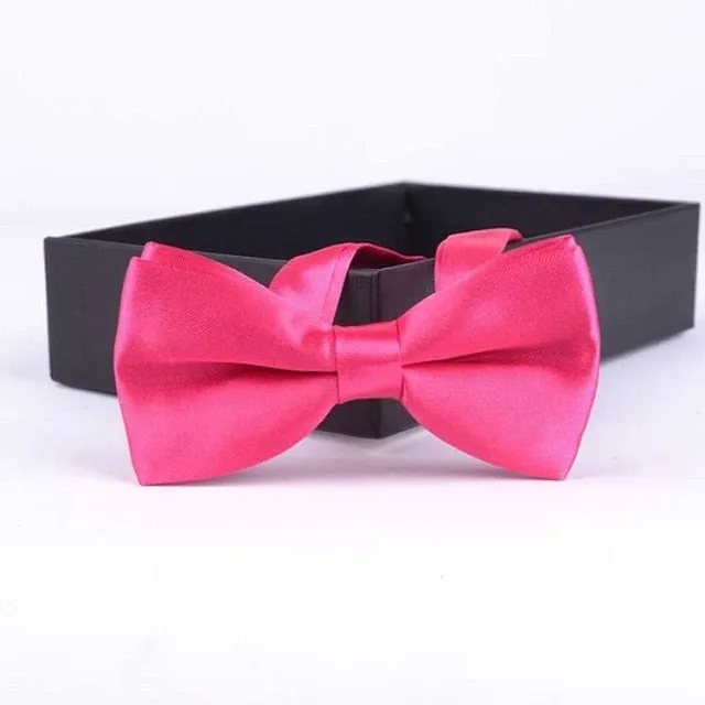 Boy New Good Quality Bowtie For Men Women Banquet Wedding Party Groom bow tie Butterfly Knot Black Red White Mens Bowties