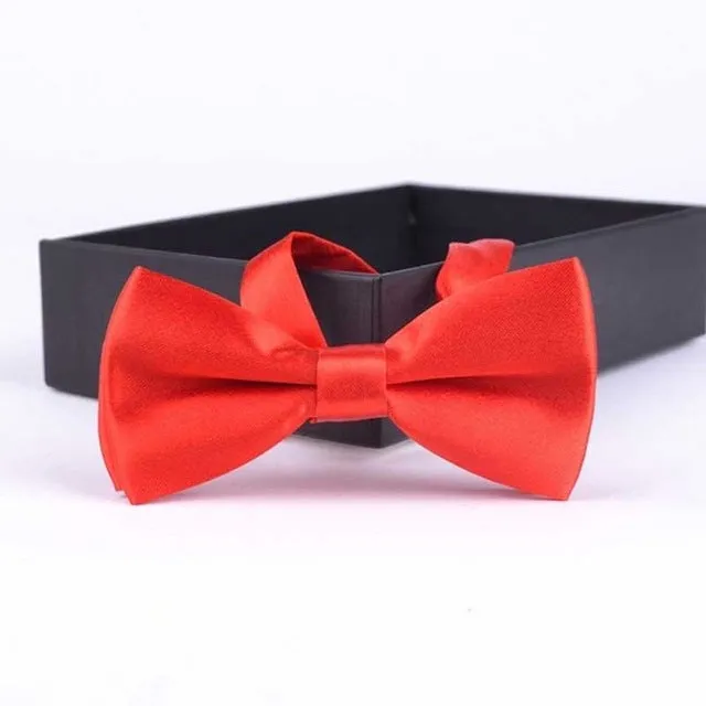 Boy New Good Quality Bowtie For Men Women Banquet Wedding Party Groom bow tie Butterfly Knot Black Red White Mens Bowties