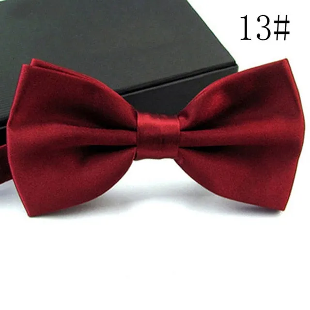 Boy New Good Quality Bowtie For Men Women Banquet Wedding Party Groom bow tie Butterfly Knot Black Red White Mens Bowties