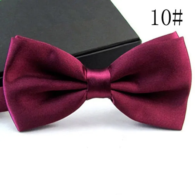 Boy New Good Quality Bowtie For Men Women Banquet Wedding Party Groom bow tie Butterfly Knot Black Red White Mens Bowties