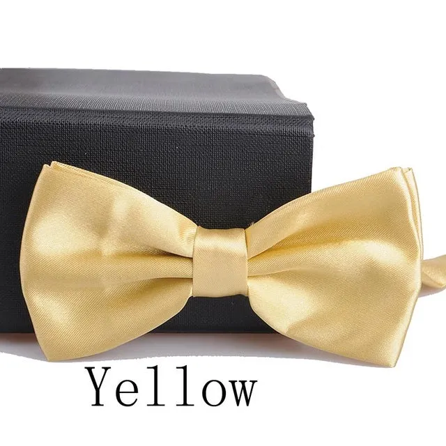 Boy New Good Quality Bowtie For Men Women Banquet Wedding Party Groom bow tie Butterfly Knot Black Red White Mens Bowties