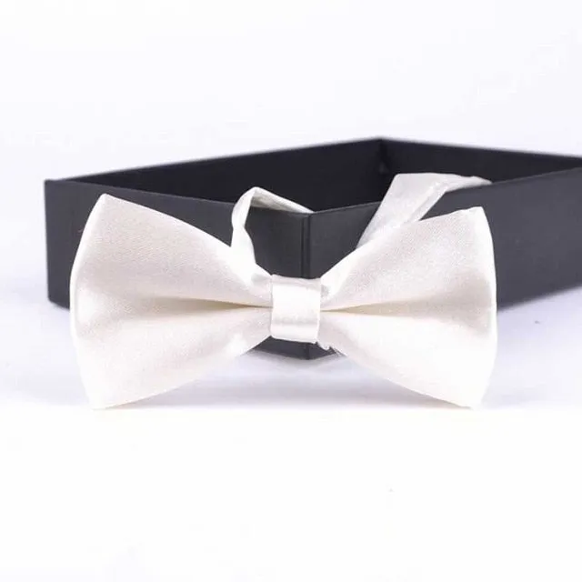 Boy New Good Quality Bowtie For Men Women Banquet Wedding Party Groom bow tie Butterfly Knot Black Red White Mens Bowties