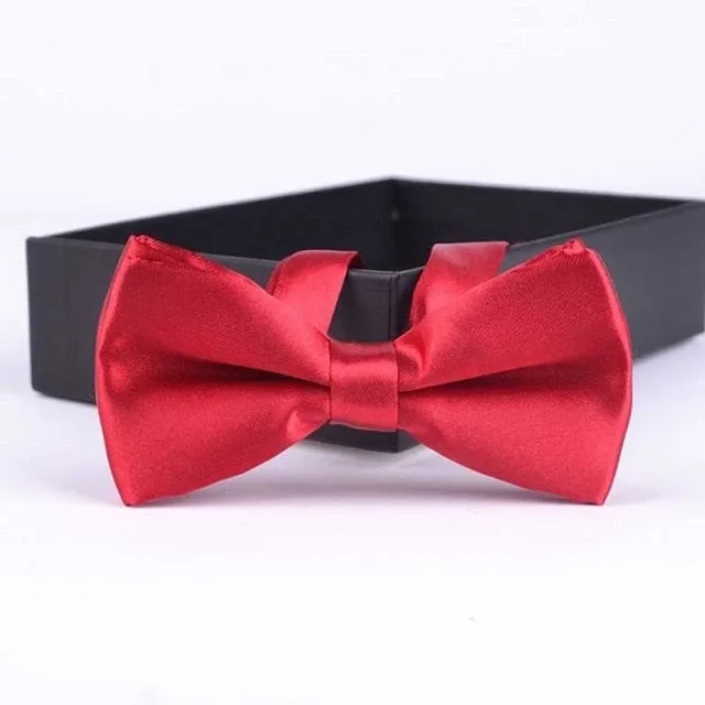 Boy New Good Quality Bowtie For Men Women Banquet Wedding Party Groom bow tie Butterfly Knot Black Red White Mens Bowties