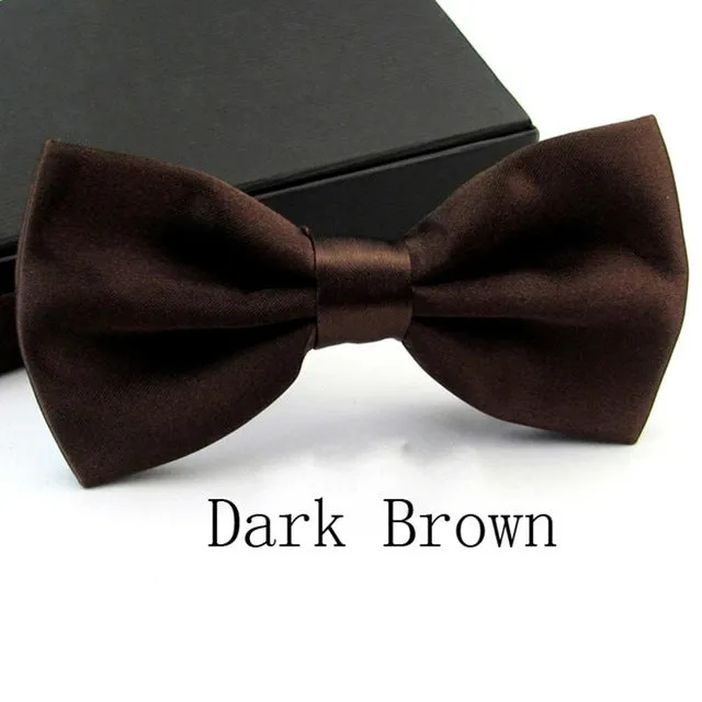 Boy New Good Quality Bowtie For Men Women Banquet Wedding Party Groom bow tie Butterfly Knot Black Red White Mens Bowties