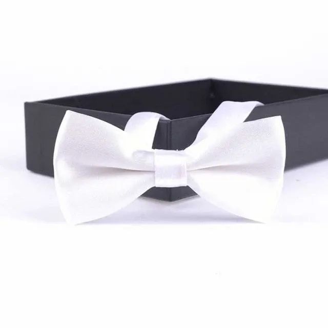 Boy New Good Quality Bowtie For Men Women Banquet Wedding Party Groom bow tie Butterfly Knot Black Red White Mens Bowties