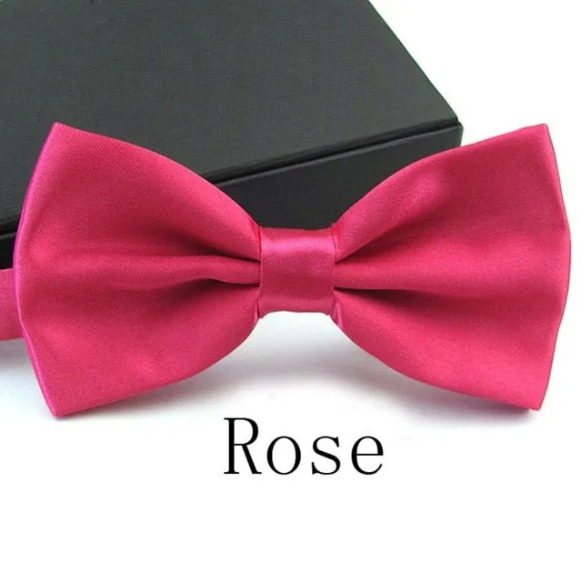 Boy New Good Quality Bowtie For Men Women Banquet Wedding Party Groom bow tie Butterfly Knot Black Red White Mens Bowties