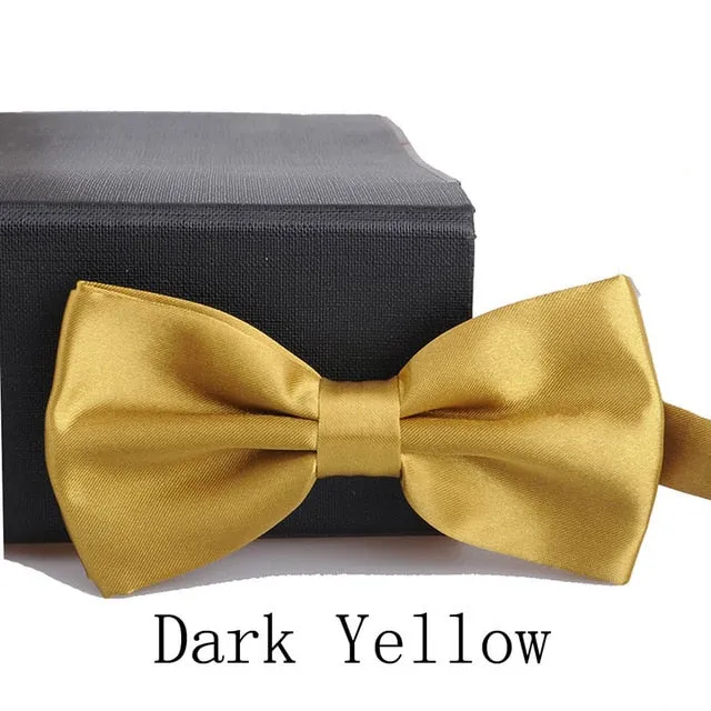 Boy New Good Quality Bowtie For Men Women Banquet Wedding Party Groom bow tie Butterfly Knot Black Red White Mens Bowties