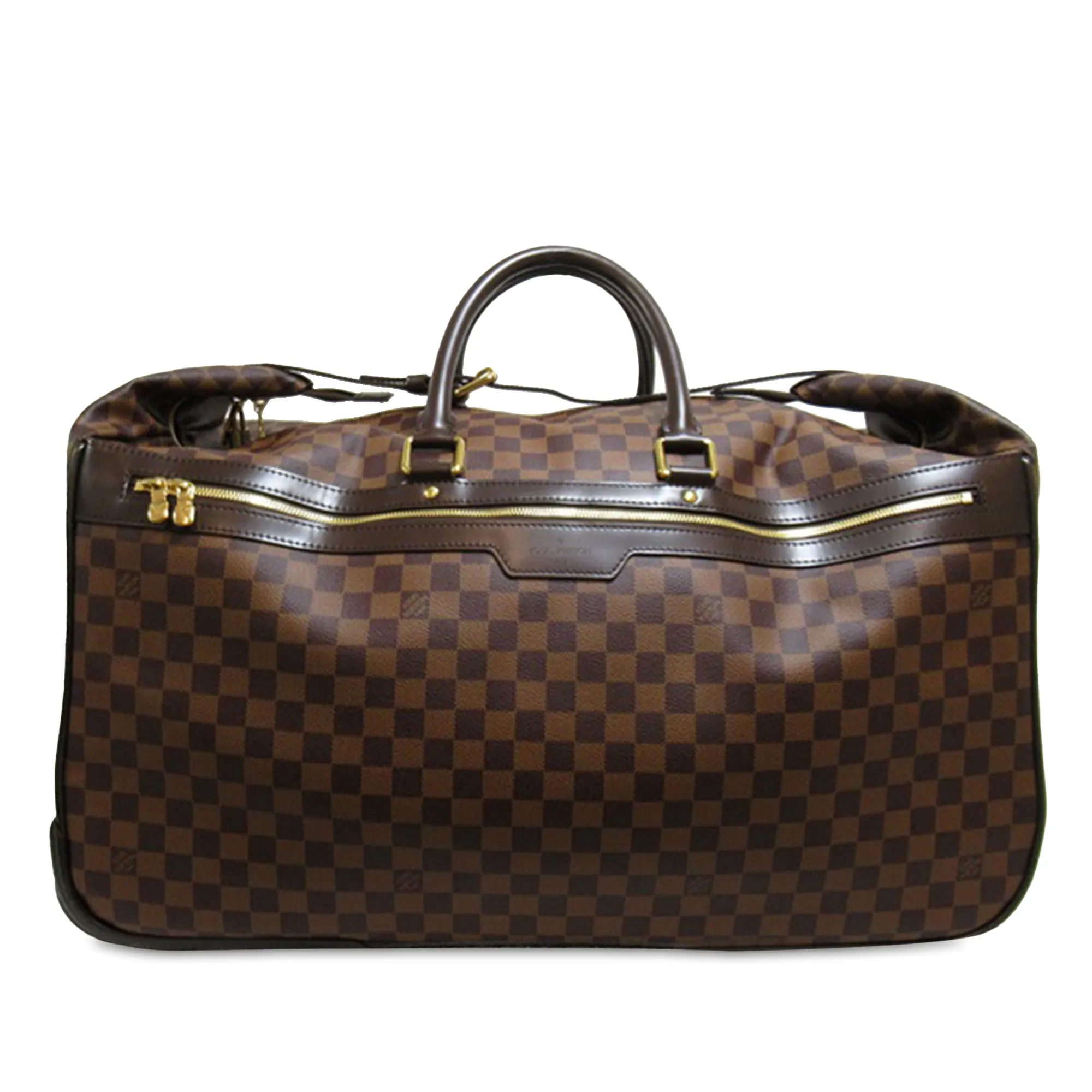 Brown Louis Vuitton Damier Ebene Eole 60 Travel Bag