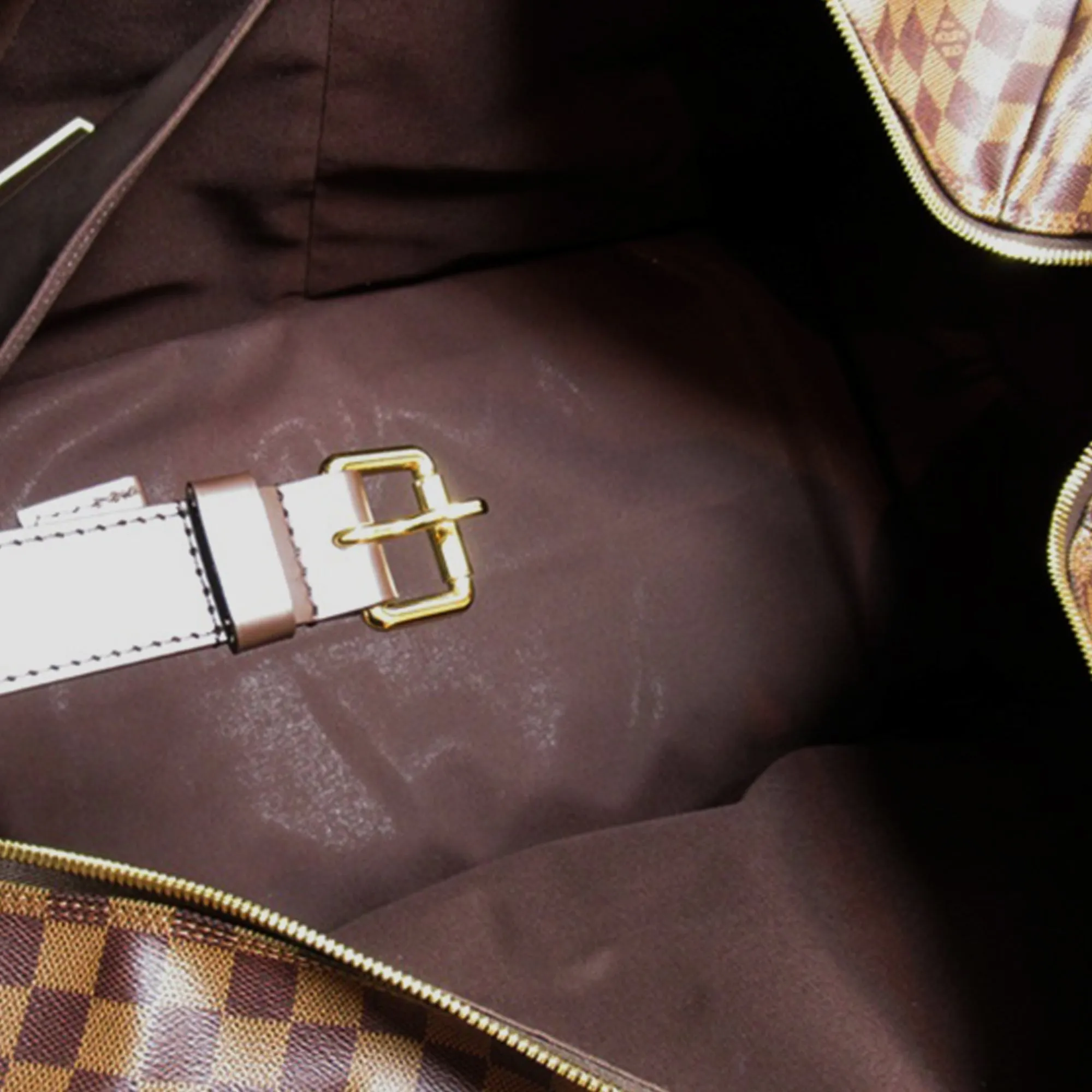 Brown Louis Vuitton Damier Ebene Eole 60 Travel Bag