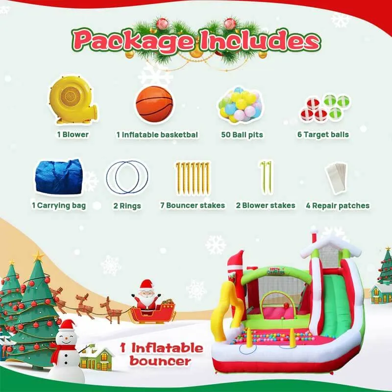 Christmas Inflatable Bouncer for Kids