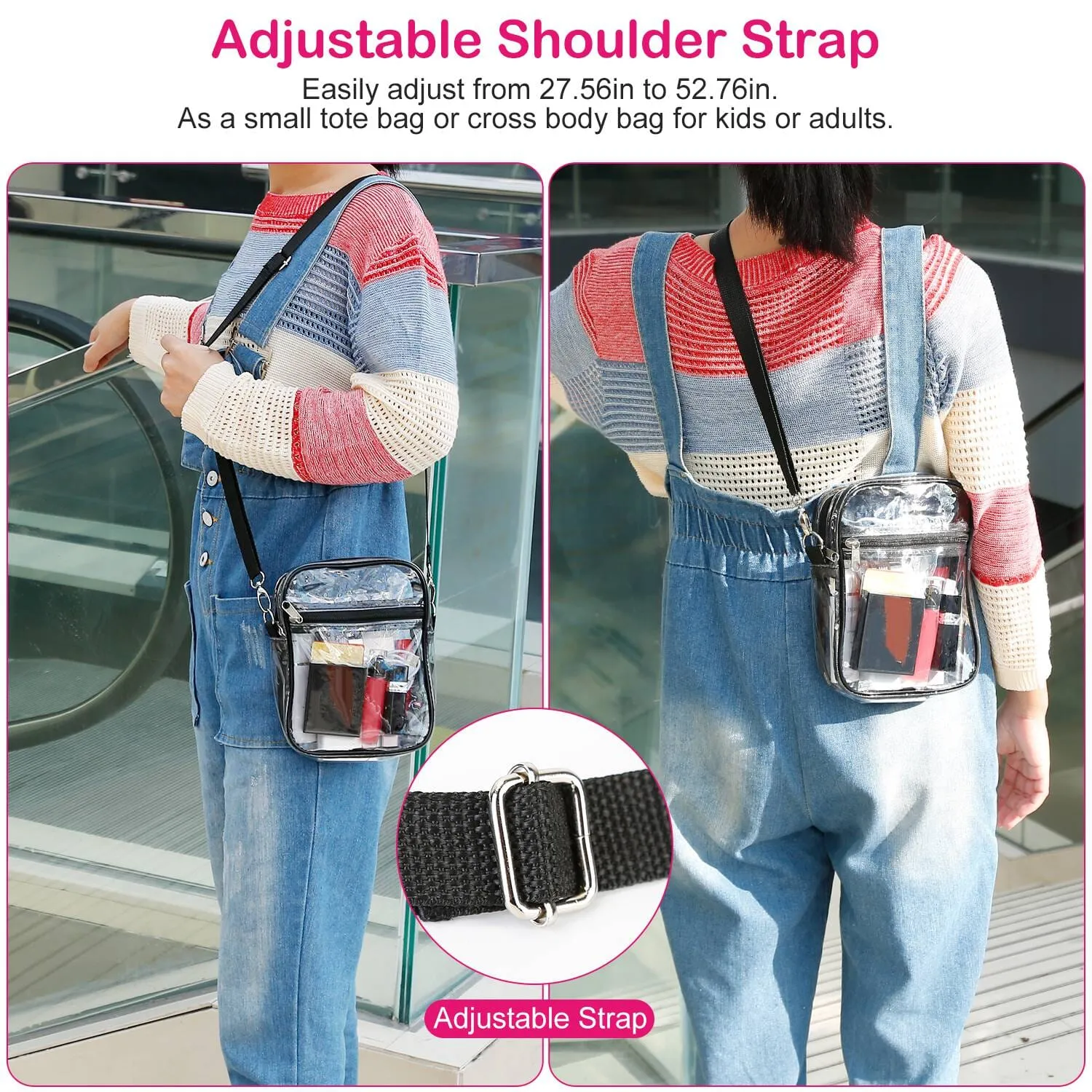 Clear Crossbody Bag Stadium Approved