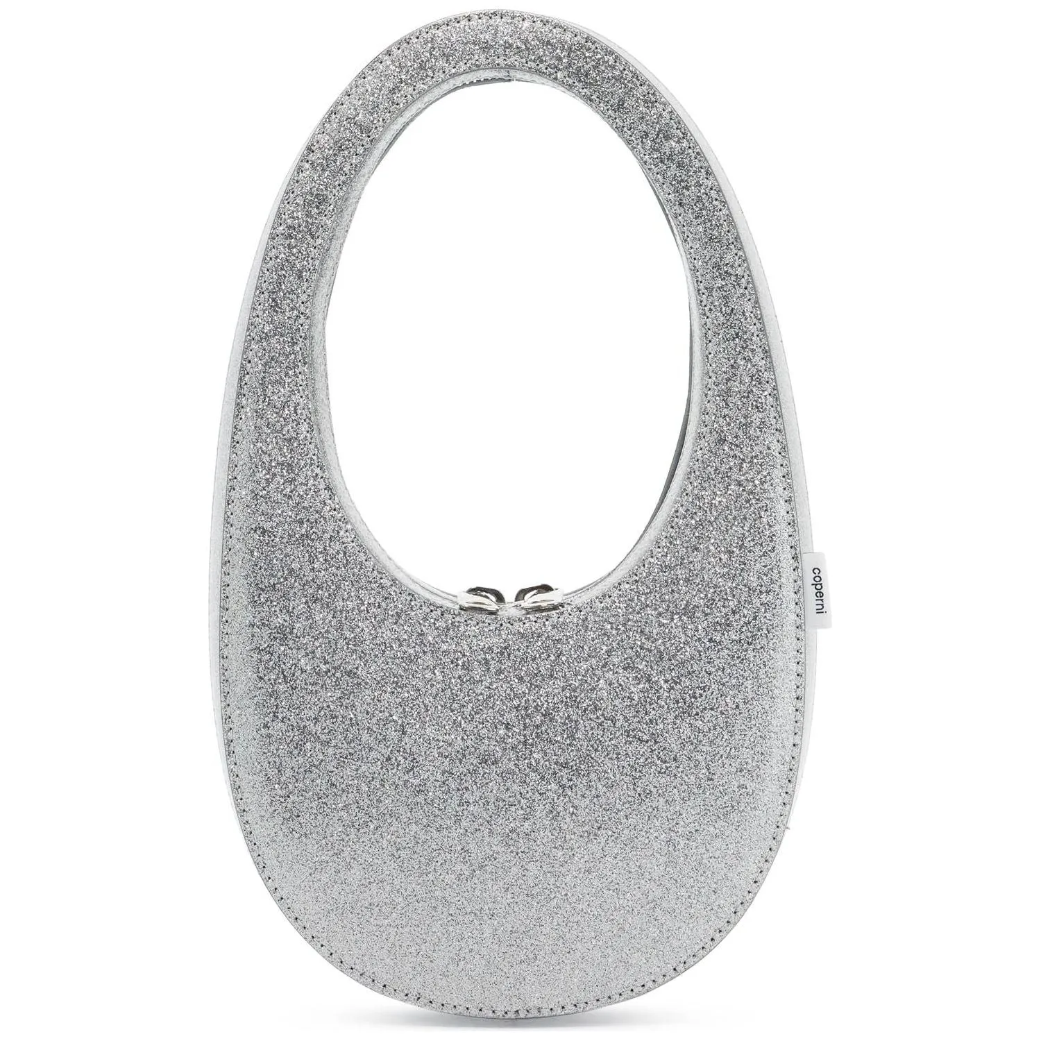 Coperni glittered swipe mini hobo bag