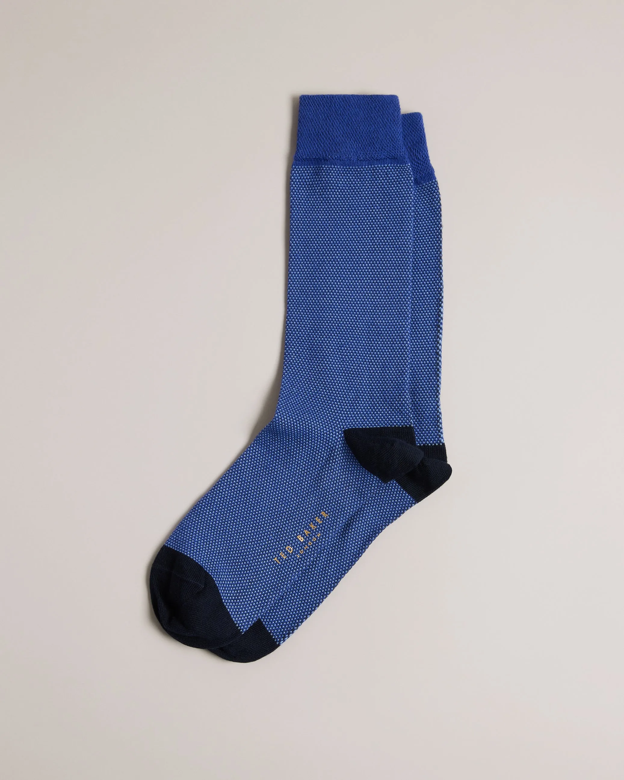 Coretex Textured Crew Socks Blue