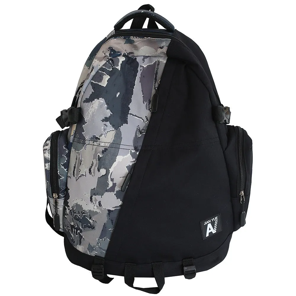 deanwangkt High Capacity Men Graffiti Backpack Camouflage Laptop Book Boy School Bag Female Fashion Women Cool Student Backpack Male Travel