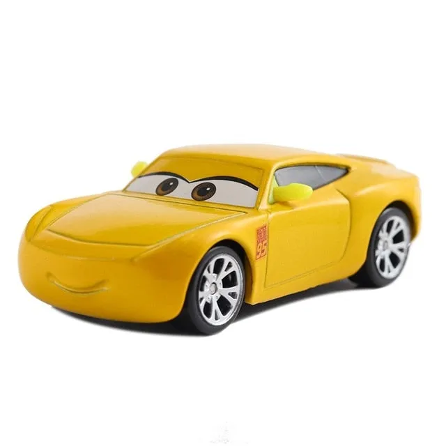 Disney Pixar 39 Style Cars 3 New Lightning McQueen Jackson Storm Smokey Diecast Metal Car Model Birthday Gift Toy For Kid Boy