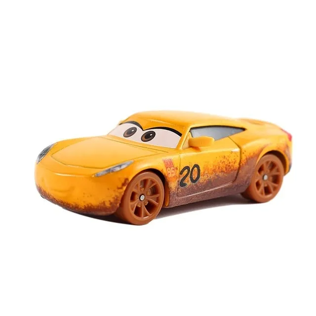 Disney Pixar 39 Style Cars 3 New Lightning McQueen Jackson Storm Smokey Diecast Metal Car Model Birthday Gift Toy For Kid Boy