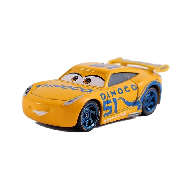 Disney Pixar 39 Style Cars 3 New Lightning McQueen Jackson Storm Smokey Diecast Metal Car Model Birthday Gift Toy For Kid Boy