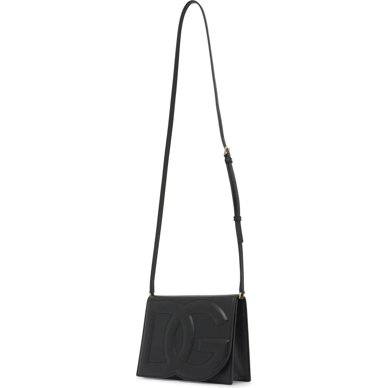 Dolce & Gabbana leather dg logo crossbody bag