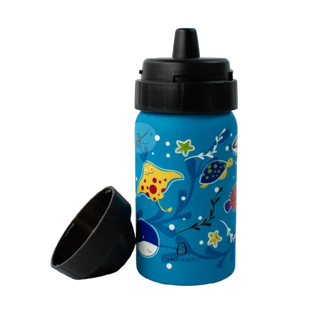 Ecococoon 350ml Drink Bottle - Ocean Play