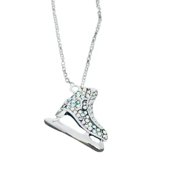 figure skating rhinestone necklace