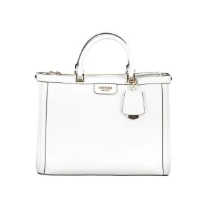 Guess Jeans White Polyethylene Handbag