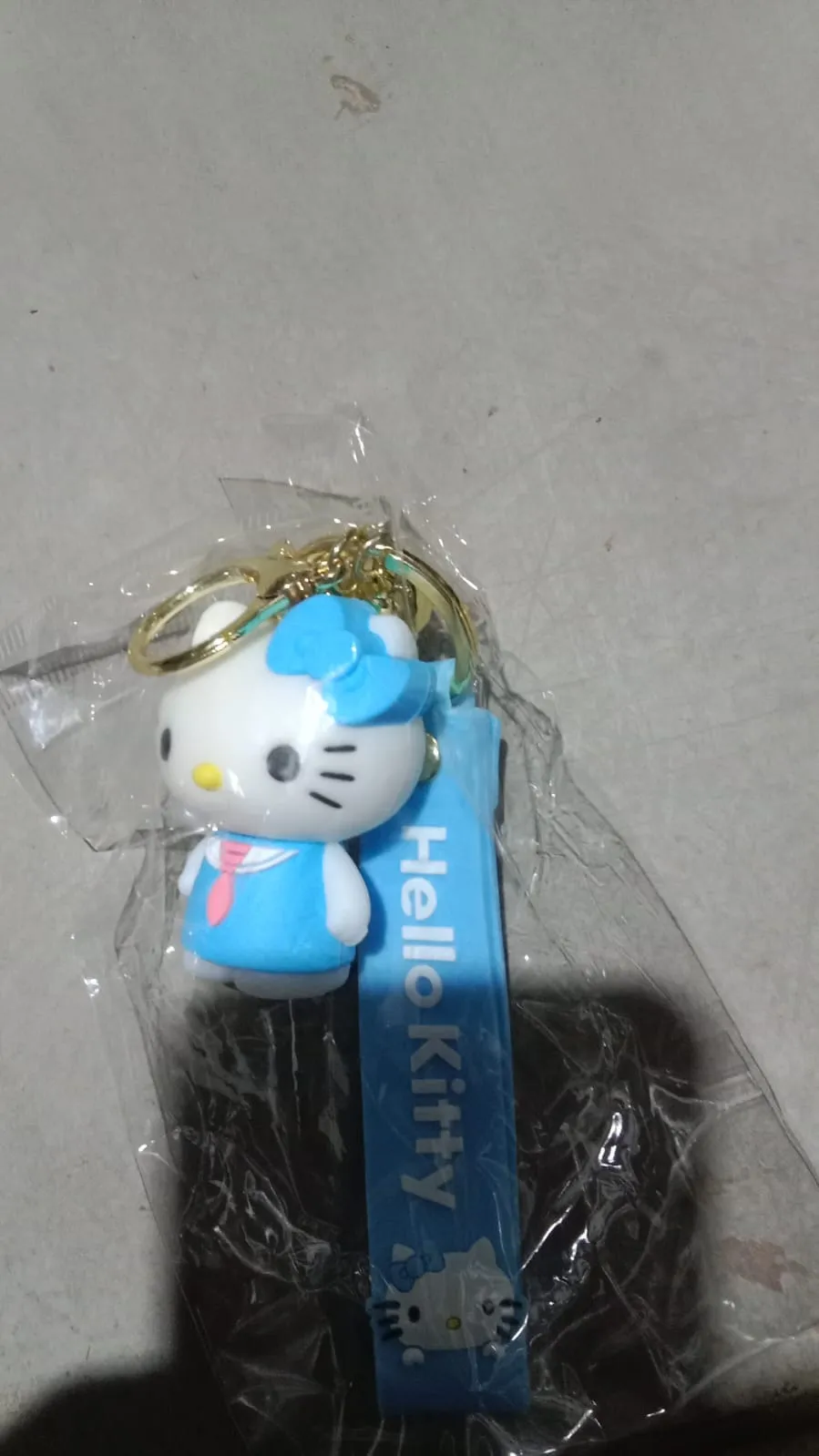 Hello Kitty Blue Model B | 3D Lanyard Keychain | Silicone