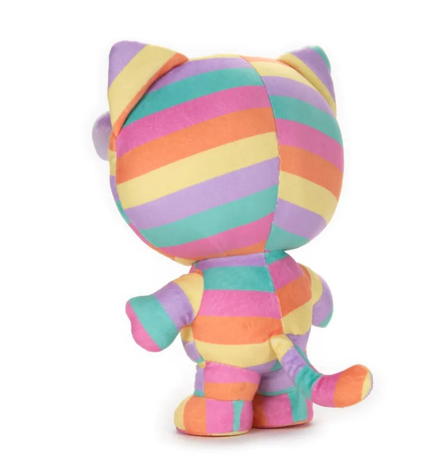 hello kitty in rainbow outfit 9.5”