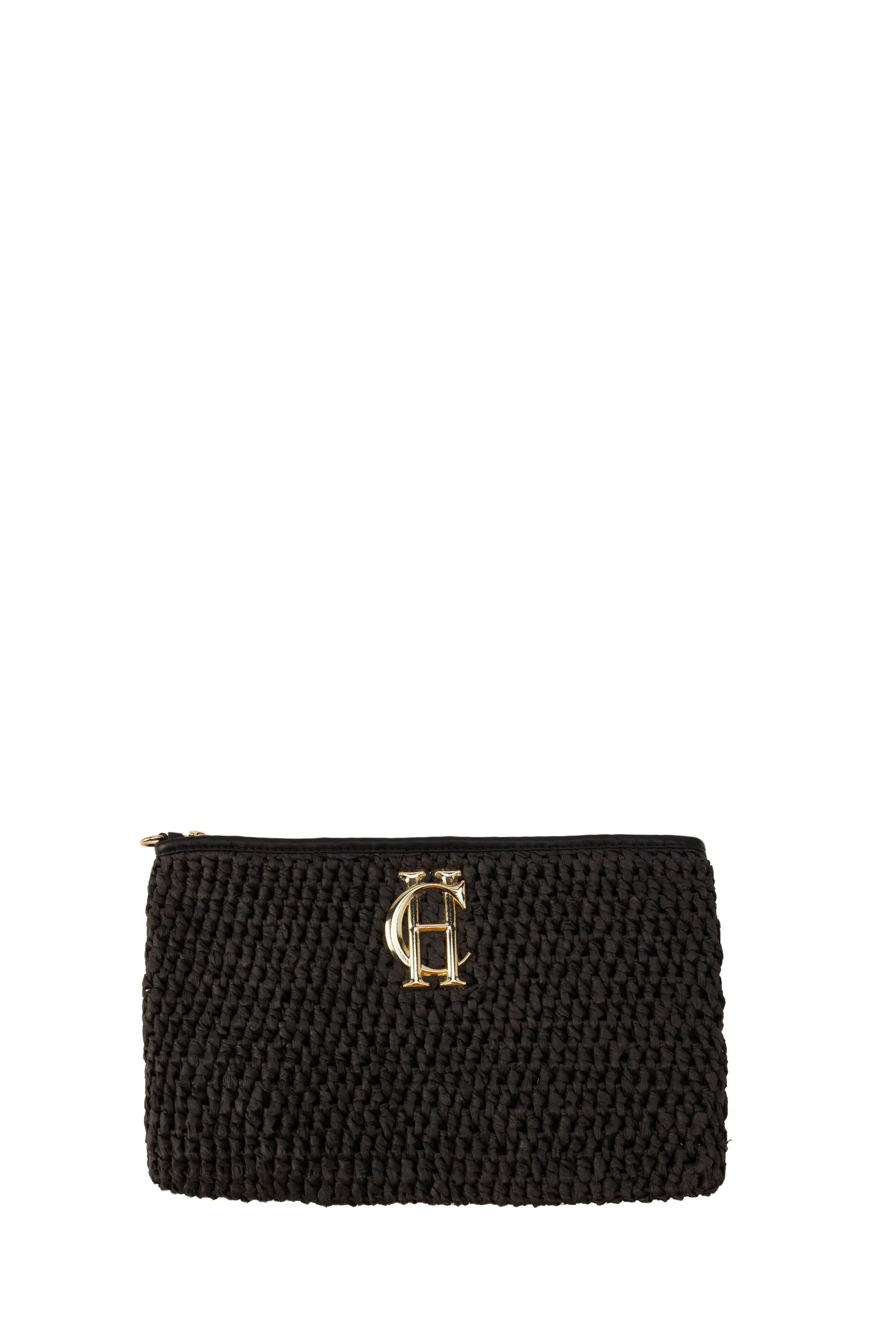 Holland Cooper Riviera Clutch Bag in Black