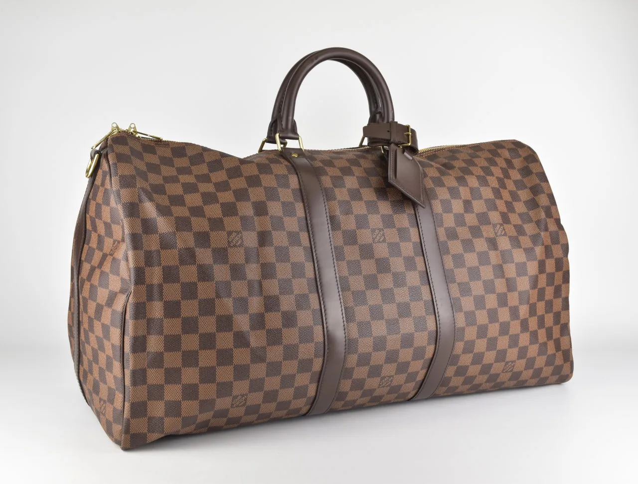 Keepall Bandoulière 55 in Damier Ebene