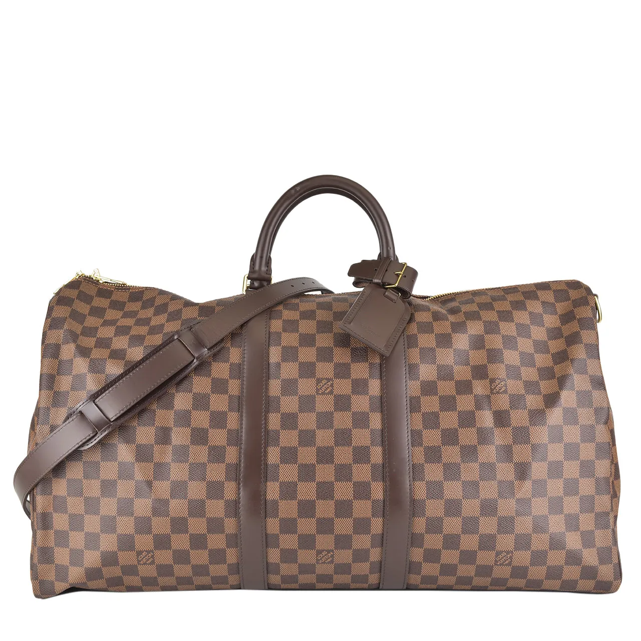 Keepall Bandoulière 55 in Damier Ebene