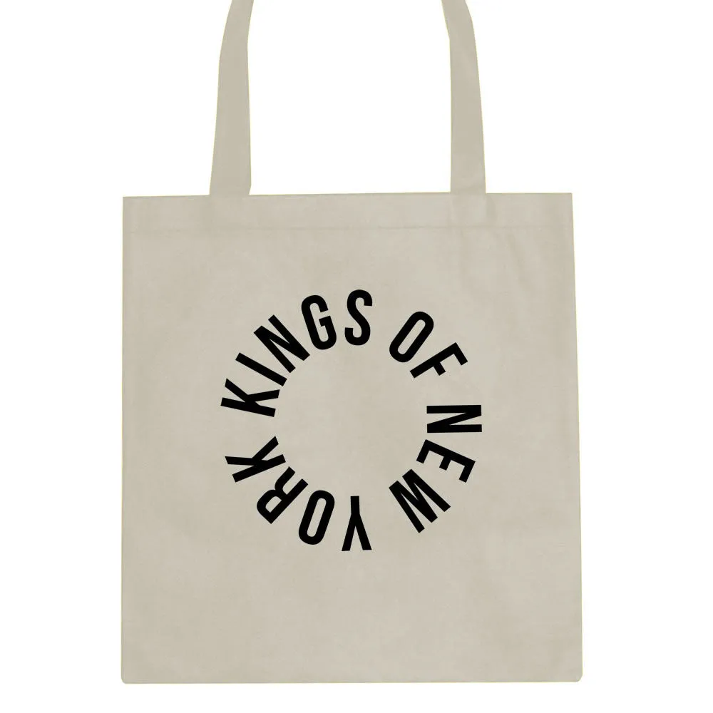 Kings Of New York Circle Emblem Logo Tote Bag