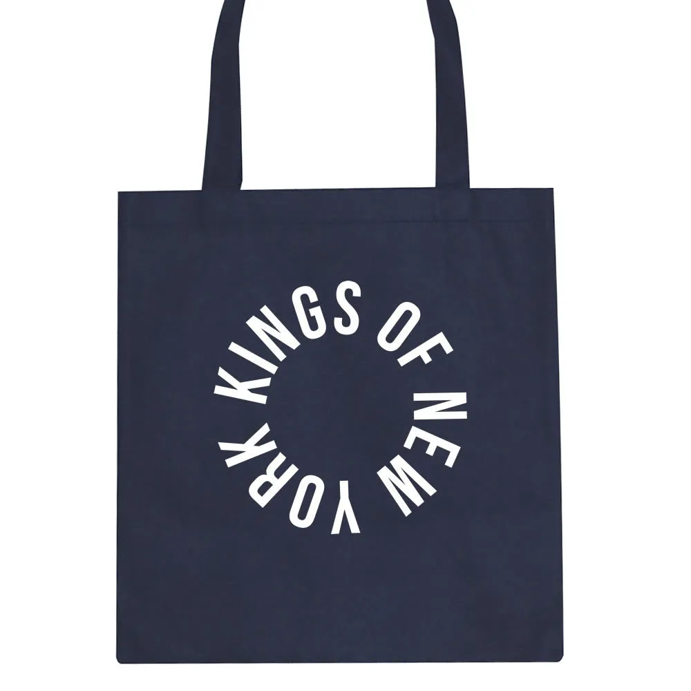 Kings Of New York Circle Emblem Logo Tote Bag