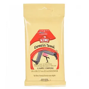 Kiwi Express Clean and Shine Wipes 15 ct