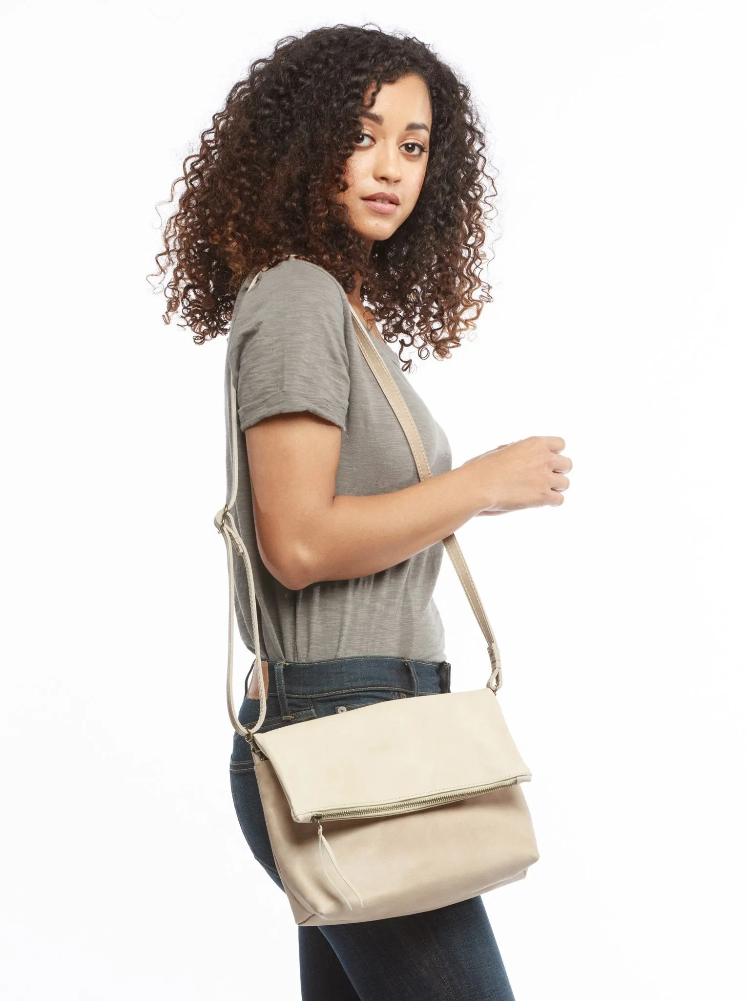 Large Emnet Foldover Crossbody