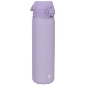 Leak Proof Slim Thermal Steel Water Bottle, Insulated, Light Purple, 500ml (17oz)