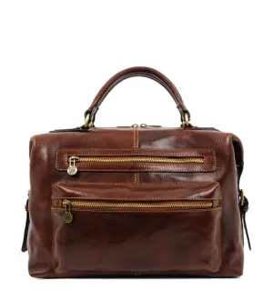 Leather Bag, Small Travel Bag - East of Eden