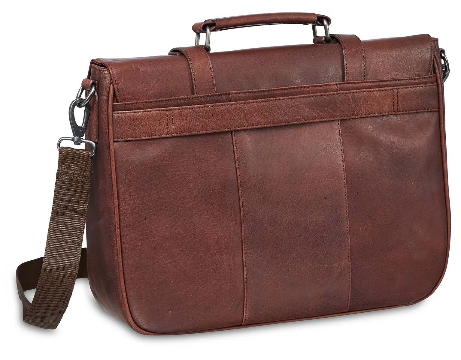 Mancini Buffalo Collection Leather Briefcase