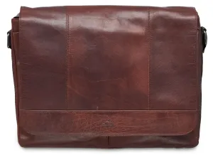 Mancini Buffalo Collection Leather Messenger Bag