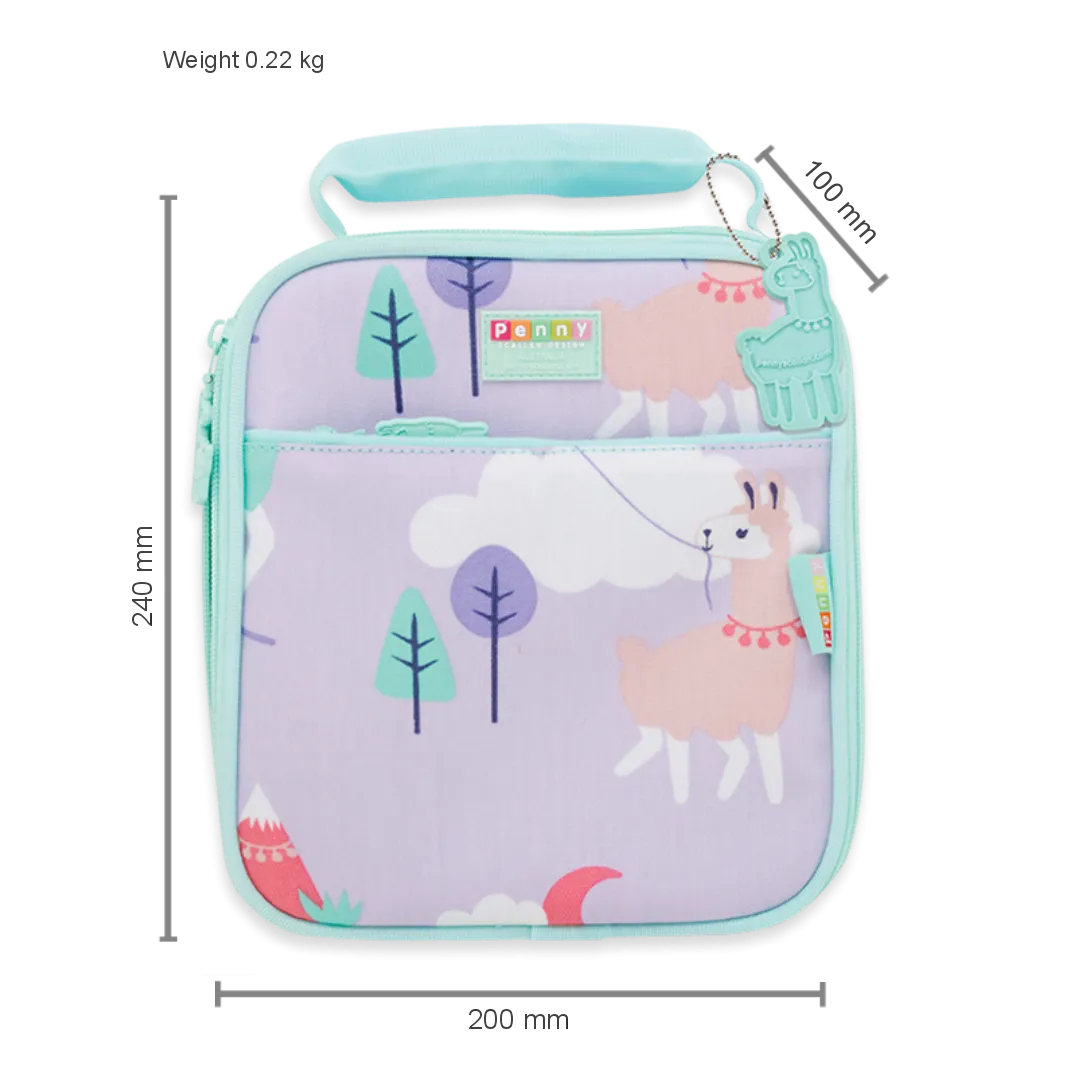 Medium Insulated Lunch Bag - Loopy Llama