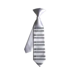 Music Manuscript kids tie. Boys clip-on necktie.