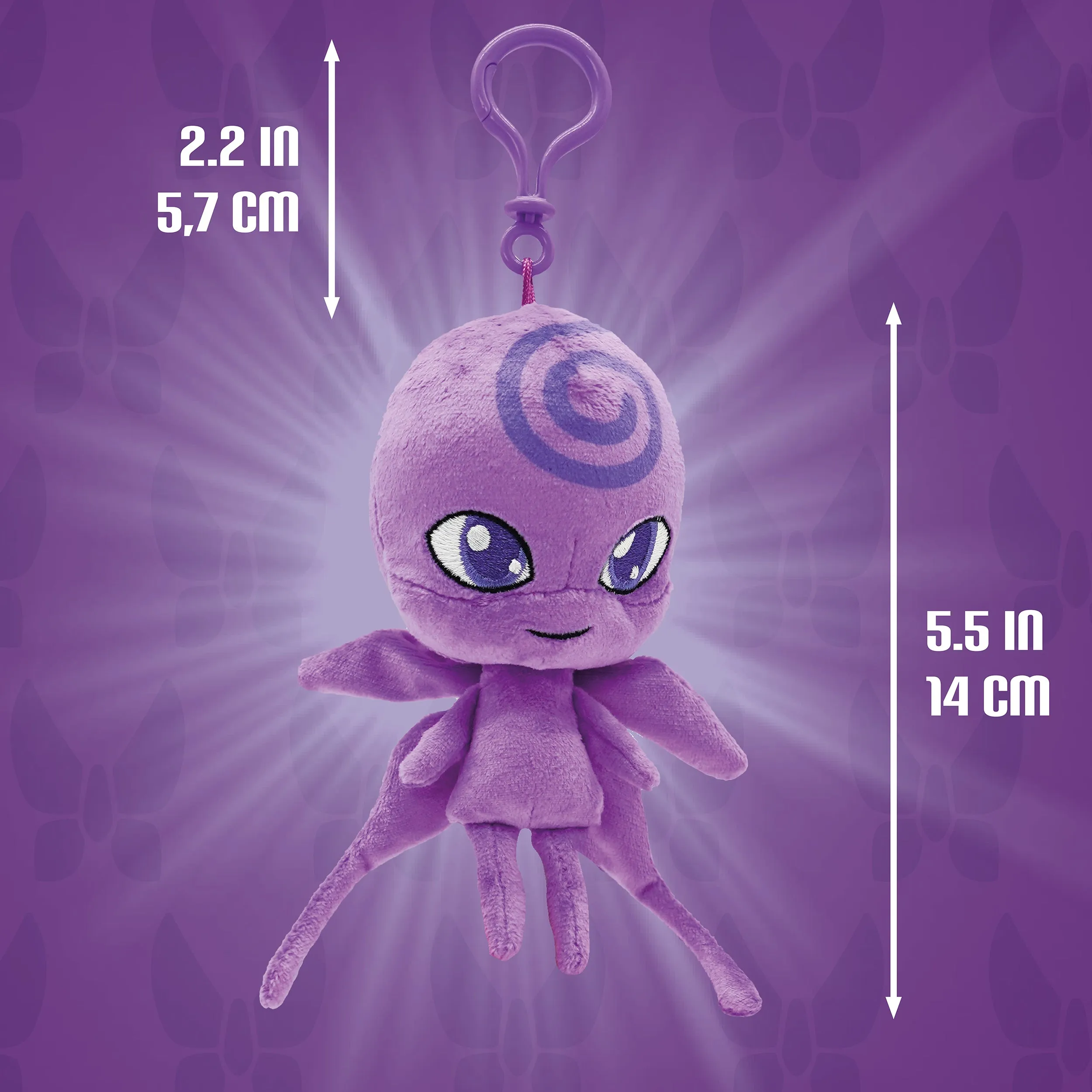 Nooroo Plush Kwami Keychain