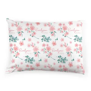 Personalized  Pillow Case | Beautiful Blossoms