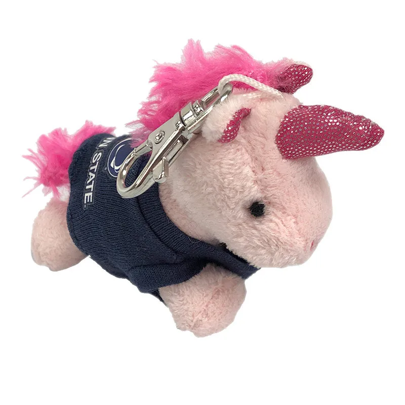 Plush Pals Pink Unicorn Keychain