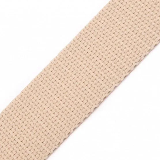 Polypropylene Webbing 25mm - Light Beige